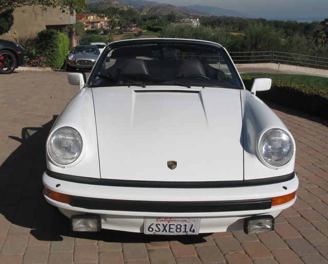 1983 White Porsche 911 Convertible