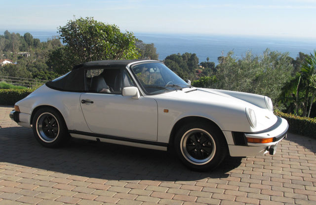1983 White Porsche 911 Convertible