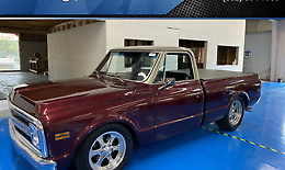 1969 Burgundy Chevrolet C-10
