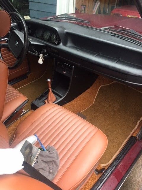 1973 Maroon BMW 2002 Coupe