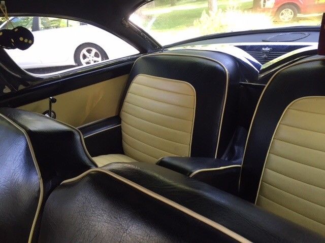 1955 Yellow/black Ford Crown Victoria Coupe