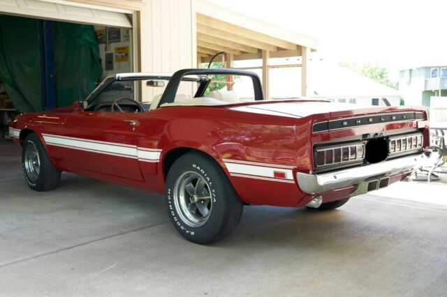 1969 Red Ford Mustang Convertible