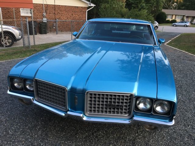 1972 Viking Blue Oldsmobile Cutlass Coupe