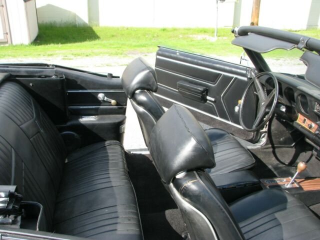 1969 Black Pontiac GTO Convertible