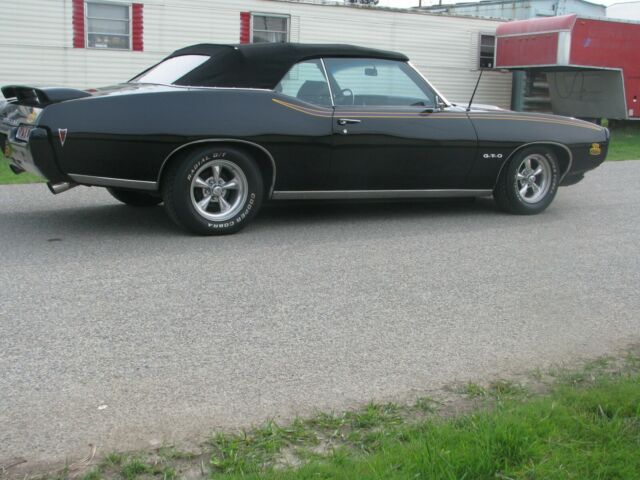 1969 Black Pontiac GTO Convertible