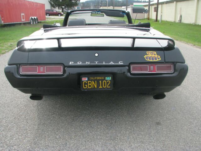 1969 Black Pontiac GTO Convertible