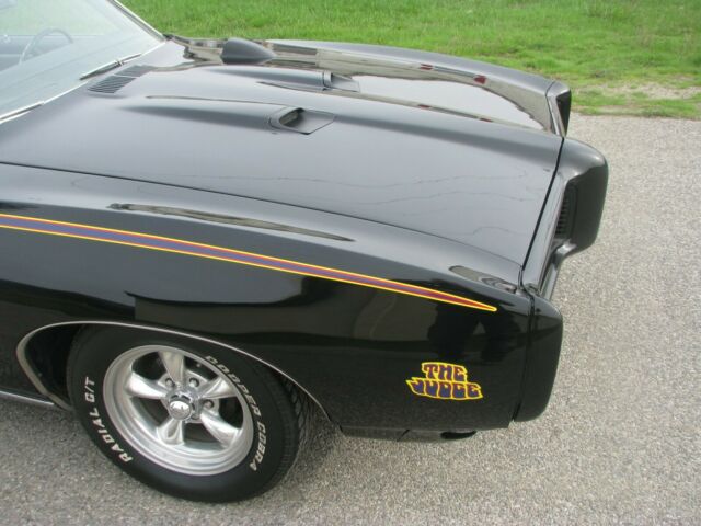 1969 Black Pontiac GTO Convertible