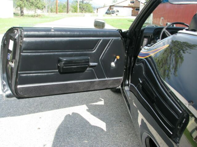 1969 Black Pontiac GTO Convertible