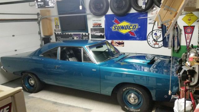 1968 Blue Plymouth Road Runner Coupe