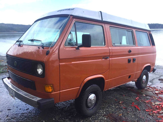 1984 Brown Volkswagen Bus/Vanagon Van Camper