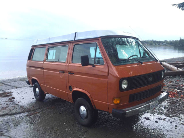 1984 Brown Volkswagen Bus/Vanagon Van Camper