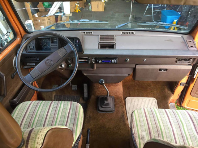 1984 Brown Volkswagen Bus/Vanagon Van Camper