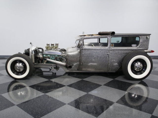 1930 Red Ford Streetrod Sedan