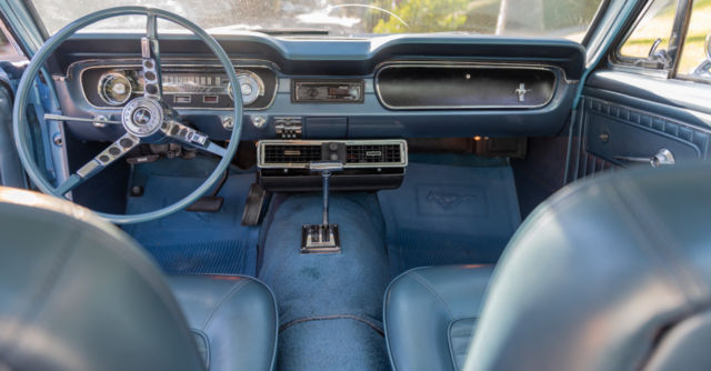 1965 Blue Ford Mustang Fastback