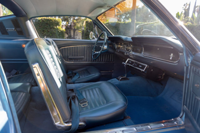 1965 Blue Ford Mustang Fastback