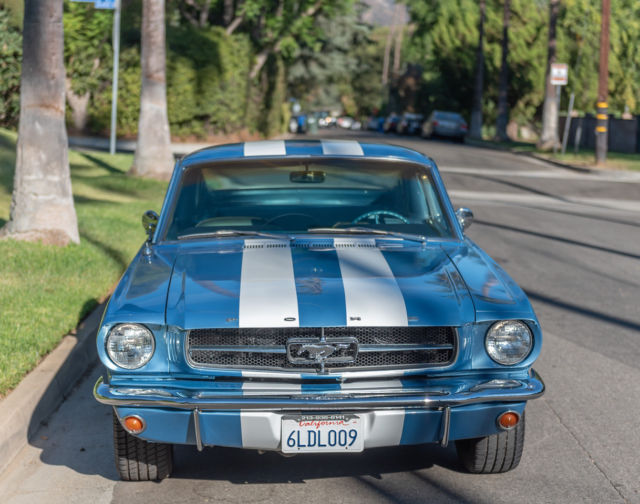 1965 Blue Ford Mustang Fastback