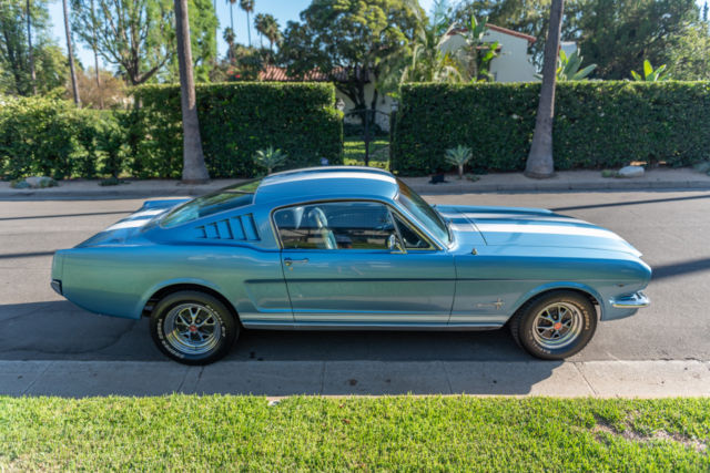 1965 Blue Ford Mustang Fastback