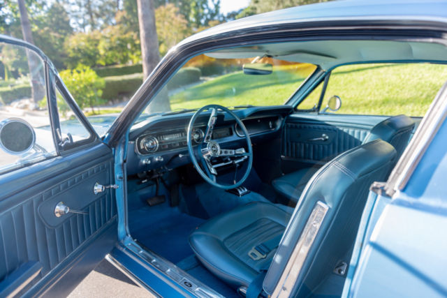 1965 Blue Ford Mustang Fastback