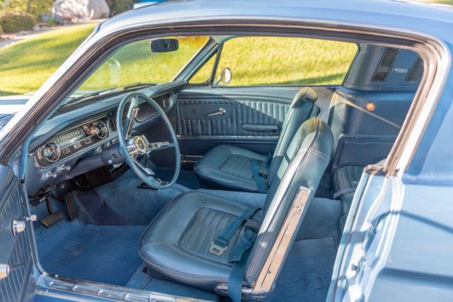 1965 Blue Ford Mustang Fastback