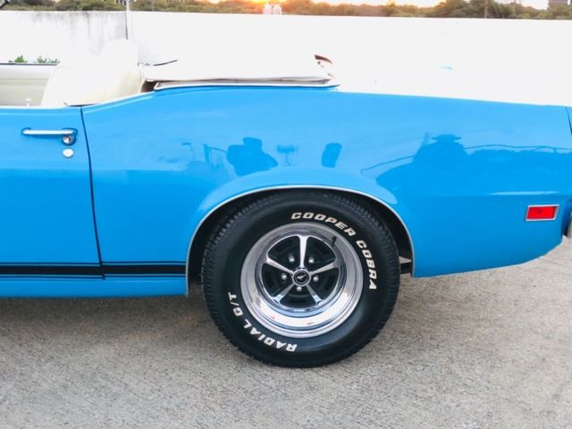1970 Blue Ford Mustang Convertible