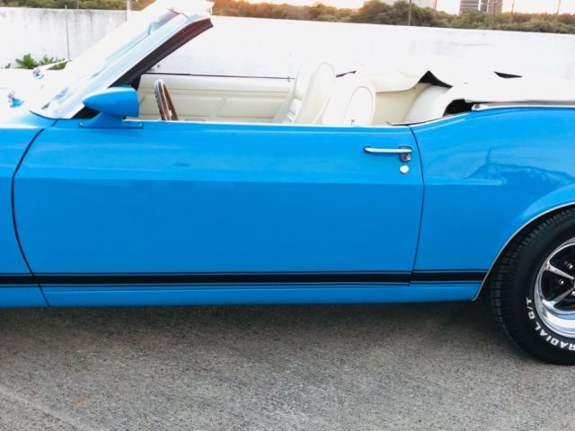 1970 Blue Ford Mustang Convertible