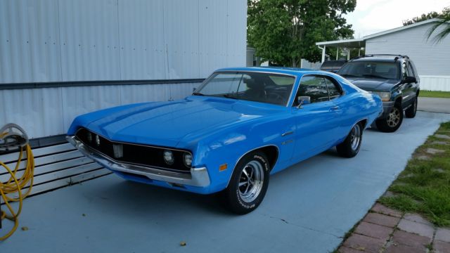 1970 Blue Ford Fairlane Fastback