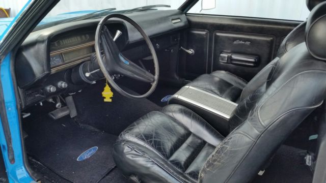 1970 Blue Ford Fairlane Fastback