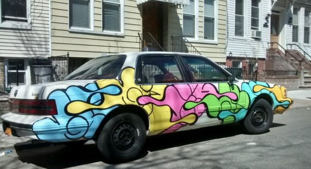 1992 White / Multi-Color Buick Century