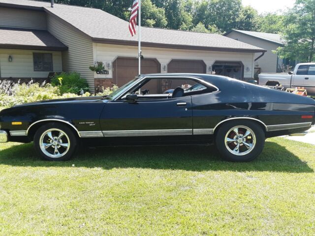 1973 Black Ford Torino Hardtop