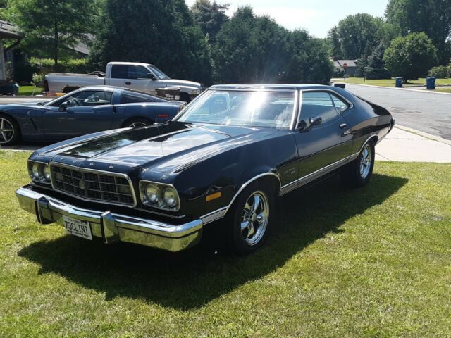 1973 Black Ford Torino Hardtop