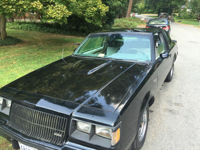 1987 Black Buick Grand National