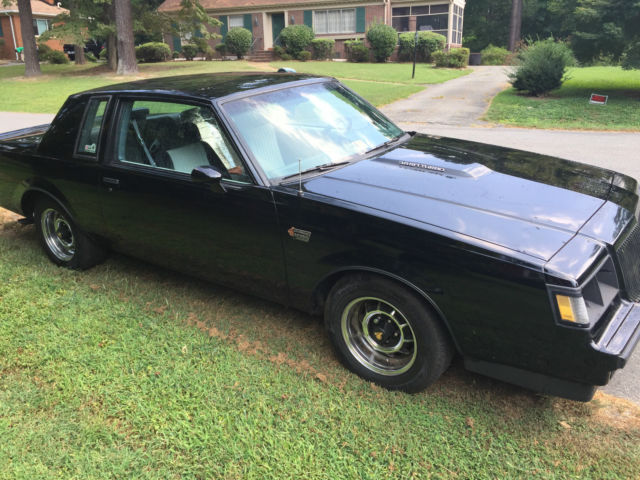 1987 Black Buick Grand National