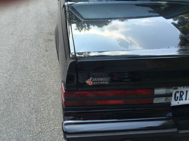 1987 Black Buick Grand National