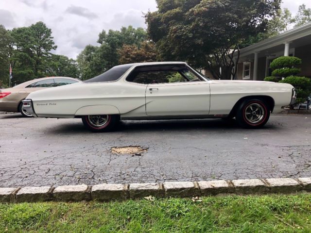 1968 White Pontiac Grand Prix Coupe