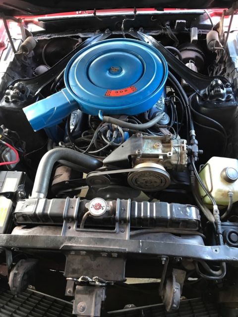 1969 Red Ford Mustang Coupe