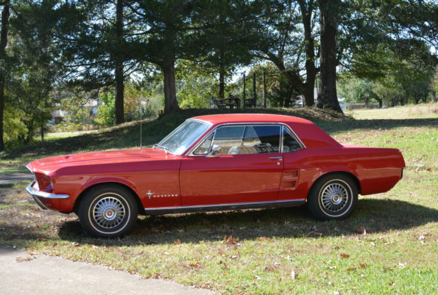 1967 CANDY APPLE RED Ford Mustang Coupe