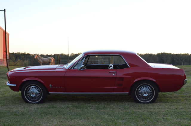 1967 CANDY APPLE RED Ford Mustang Coupe