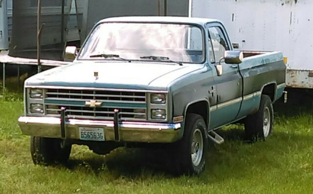 1987 Blue Chevrolet C/K Pickup 2500 Standard Cab Pickup