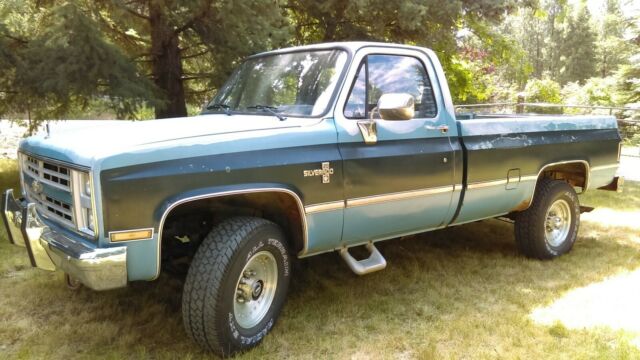 1987 Blue Chevrolet C/K Pickup 2500 Standard Cab Pickup