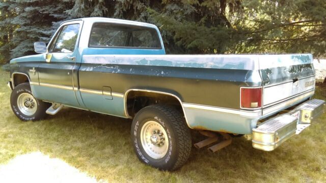 1987 Blue Chevrolet C/K Pickup 2500 Standard Cab Pickup