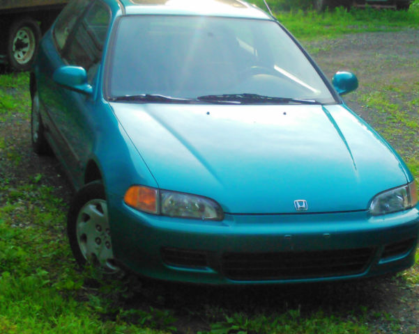 1993 Green Honda Civic Hatchback