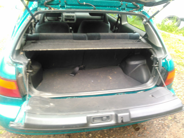 1993 Green Honda Civic Hatchback