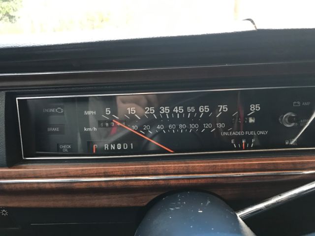 1988 Blue Ford Crown Victoria Sedan
