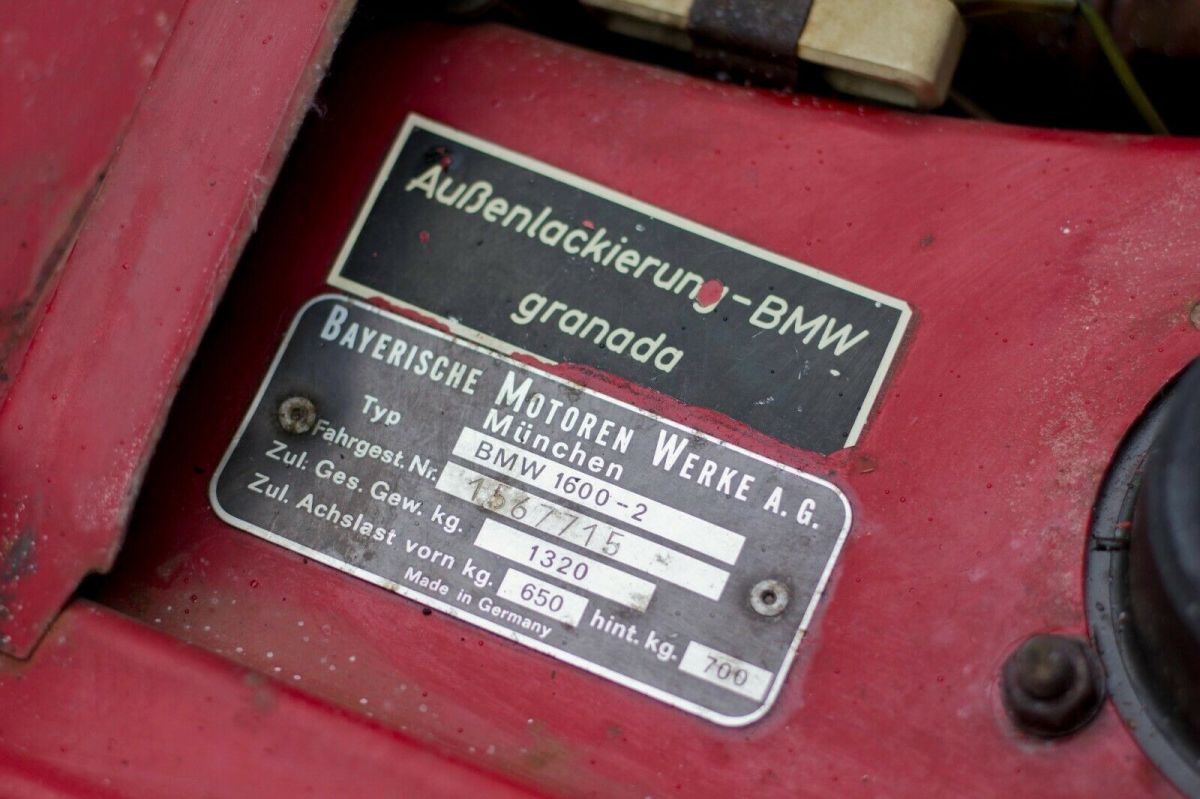 1969 Red BMW 1600 - Stock Red - Coupe