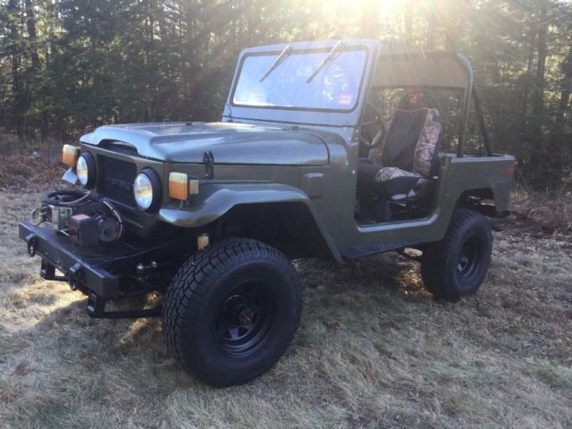 1974 Green Toyota FJ Cruiser Convertible