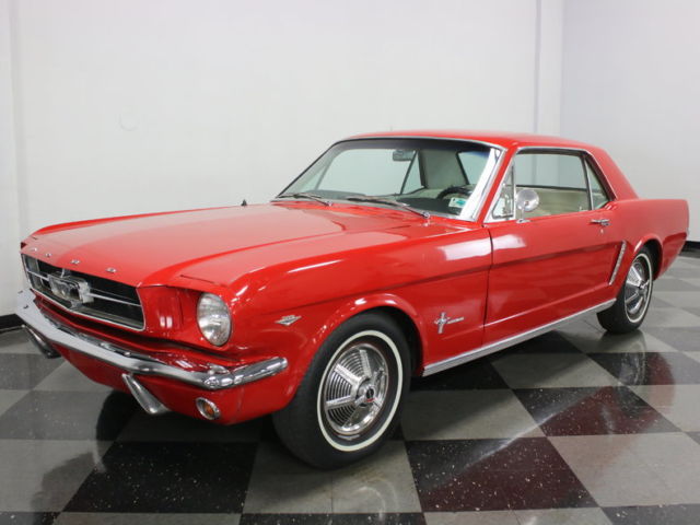 1965 Red Ford Mustang Coupe
