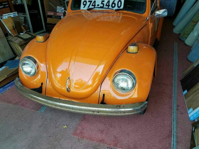 1973 Orange Volkswagen Beetle - Classic Coupe