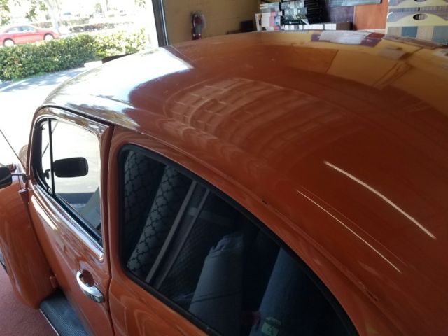 1973 Orange Volkswagen Beetle - Classic Coupe