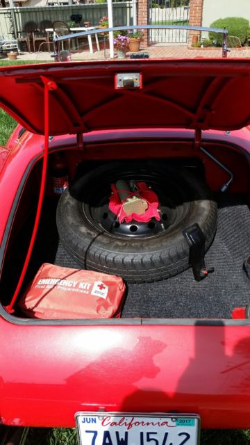 1957 Red MG MGA Convertible
