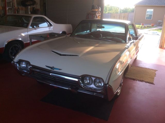 1963 White Ford Thunderbird